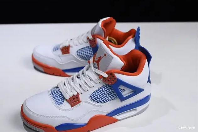 Jordan Bright Crimson-Royal 308497-171 Air 4 Blue White 0619